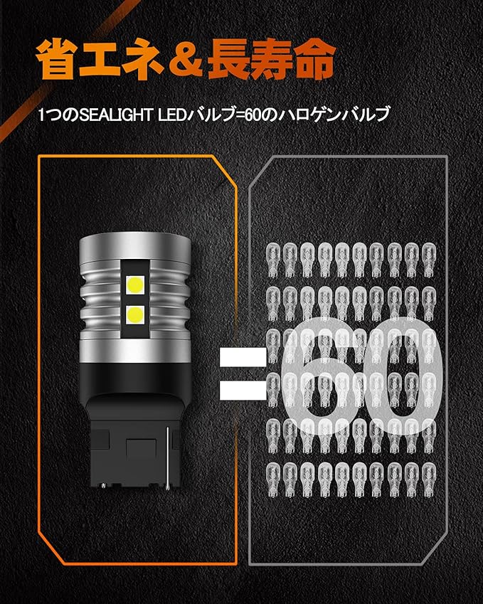 SS シリーズ 6000K LEDバックランプ