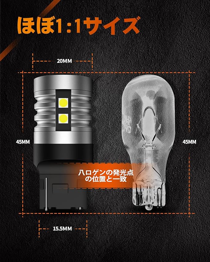 SS シリーズ 6000K LEDバックランプ