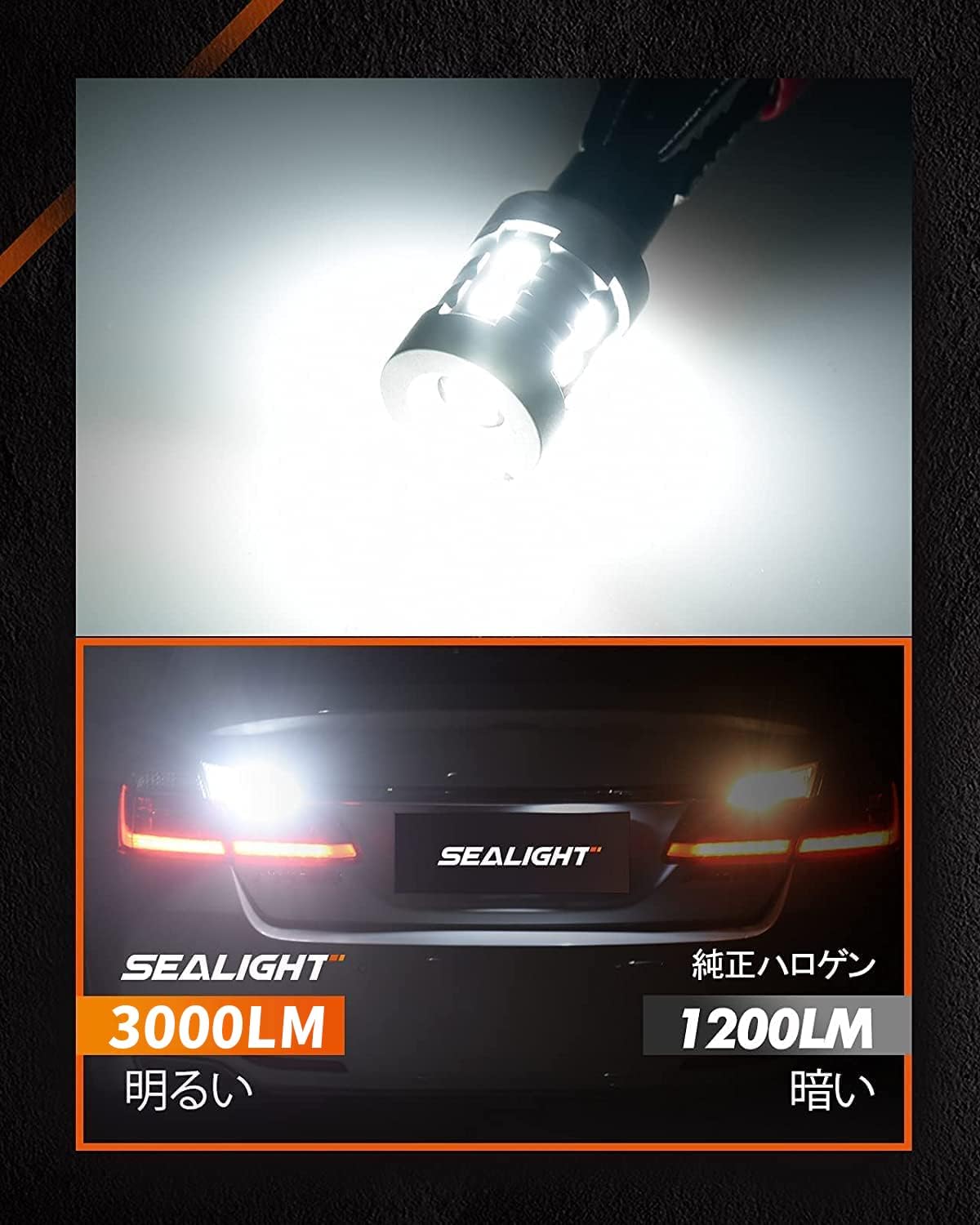 SS シリーズ 6000K LEDバックランプ