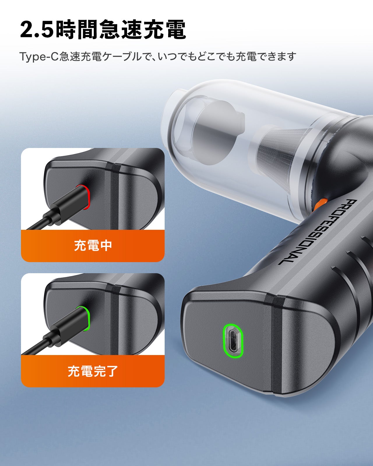 SEALIGHT ハンディクリーナー 車用掃除機 多機能 ミニ掃除機 吸い込み＆吹き飛ばし両用 コードレス 小型掃除機 13000PA 強吸着力 USB充電 乾湿両用 低噪音対策 ハンディ掃除機 車用 カークリーナーパワフル 車載 小型クリーナー 車内清掃/キーボード掃除/ペット毛掃除/家庭用